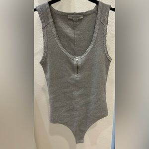 All Saints Zipper Bodysuit